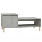 Preview: Couchtisch Betongrau 100x50x45 cm Holzwerkstoff