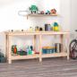 Preview: ARDEBO.de - Werkbank 180x50x80 cm Massivholz Kiefer