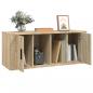 Preview: TV-Schrank Sonoma-Eiche 100x35x40 cm Holzwerkstoff