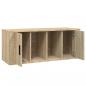 Preview: TV-Schrank Sonoma-Eiche 100x35x40 cm Holzwerkstoff