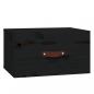 Preview: Wand-Nachttische 2 Stk. Schwarz 40x29,5x22 cm