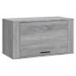 Preview: Wand-Schuhschrank Grau Sonoma 70x35x38 cm Massivholz Kiefer