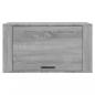 Preview: Wand-Schuhschrank Grau Sonoma 70x35x38 cm Massivholz Kiefer