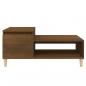 Preview: Couchtisch Braun Eichen-Optik 100x50x45 cm Holzwerkstoff