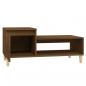 Preview: Couchtisch Braun Eichen-Optik 100x50x45 cm Holzwerkstoff