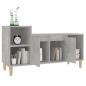 Preview: TV-Schrank Betongrau 100x35x55 cm Holzwerkstoff