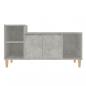 Preview: TV-Schrank Betongrau 100x35x55 cm Holzwerkstoff