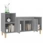 Preview: TV-Schrank Grau Sonoma 100x35x55 cm Holzwerkstoff