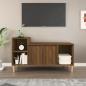 Preview: ARDEBO.de - TV-Schrank Braun Eichen-Optik 100x35x55 cm Holzwerkstoff