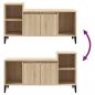 Preview: TV-Schrank Sonoma-Eiche 100x35x55 cm Holzwerkstoff