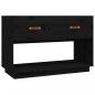 Preview: TV-Schrank Schwarz 90x40x60 cm Massivholz Kiefer