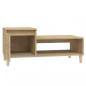 Preview: Couchtisch Sonoma-Eiche 100x50x45 cm Holzwerkstoff