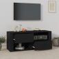 Preview: TV-Schrank Schwarz 100x35x40 cm Holzwerkstoff