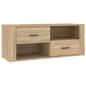 Preview: TV-Schrank Sonoma-Eiche 100x35x40 cm Holzwerkstoff