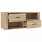 Preview: TV-Schrank Sonoma-Eiche 100x35x40 cm Holzwerkstoff