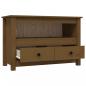 Preview: TV-Schrank Honigbraun 79x35x52 cm Massivholz Kiefer