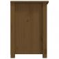 Preview: TV-Schrank Honigbraun 79x35x52 cm Massivholz Kiefer