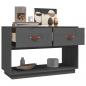 Preview: TV-Schrank Grau 90x40x60 cm Massivholz Kiefer