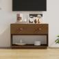 Preview: ARDEBO.de - TV-Schrank Honigbraun 90x40x60 cm Massivholz Kiefer