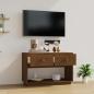 Preview: TV-Schrank Honigbraun 90x40x60 cm Massivholz Kiefer