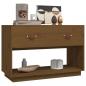 Preview: TV-Schrank Honigbraun 90x40x60 cm Massivholz Kiefer