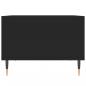 Preview: Couchtisch Schwarz 60x50x36,5 cm Holzwerkstoff