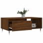 Preview: Couchtisch Braun Eichen-Optik 90x50x36,5 cm Holzwerkstoff