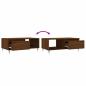 Preview: Couchtisch Braun Eichen-Optik 90x50x36,5 cm Holzwerkstoff