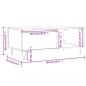 Preview: Couchtisch Grau Sonoma 90x50x36,5 cm Holzwerkstoff