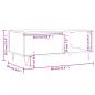 Preview: Couchtisch Braun Eichen-Optik 90x50x36,5 cm Holzwerkstoff