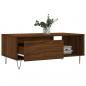 Preview: Couchtisch Braun Eichen-Optik 90x50x36,5 cm Holzwerkstoff