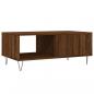 Preview: Couchtisch Braun Eichen-Optik 90x50x36,5 cm Holzwerkstoff