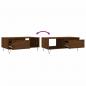 Preview: Couchtisch Braun Eichen-Optik 90x50x36,5 cm Holzwerkstoff