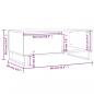 Preview: Couchtisch Braun Eichen-Optik 90x50x36,5 cm Holzwerkstoff