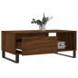 Preview: Couchtisch Braun Eichen-Optik 90x50x36,5 cm Holzwerkstoff