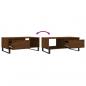 Preview: Couchtisch Braun Eichen-Optik 90x50x36,5 cm Holzwerkstoff