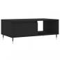 Preview: Couchtisch Schwarz 90x50x36,5 cm Holzwerkstoff