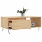 Preview: Couchtisch Sonoma-Eiche 90x50x36,5 cm Holzwerkstoff