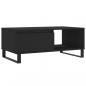 Preview: Couchtisch Schwarz 90x50x36,5 cm Holzwerkstoff