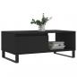 Preview: Couchtisch Schwarz 90x50x36,5 cm Holzwerkstoff