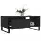 Preview: Couchtisch Schwarz 90x50x36,5 cm Holzwerkstoff