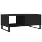 Preview: Couchtisch Schwarz 90x50x36,5 cm Holzwerkstoff