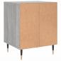 Preview: Nachttische 2 Stk. Grau Sonoma 40x35x50 cm Holzwerkstoff