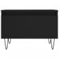 Preview: Couchtische 2 Stk. Schwarz 50x46x35 cm Holzwerkstoff