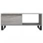 Preview: Couchtisch Grau Sonoma 90x50x36,5 cm Holzwerkstoff