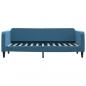 Preview: Tagesbett mit Matratze Blau 80x200 cm Samt