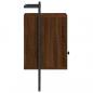 Preview: Wand-Nachttische 2 Stk. Braun Eiche 40x30x61 cm Holzwerkstoff