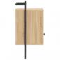 Preview: Wand-Nachttisch Sonoma-Eiche 40x30x61 cm Holzwerkstoff