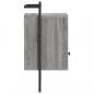 Preview: Wand-Nachttische 2 Stk. Grau Sonoma 40x30x61 cm Holzwerkstoff