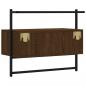 Preview: TV-Wandschrank Braun Eiche 60,5x30x51 cm Holzwerkstoff